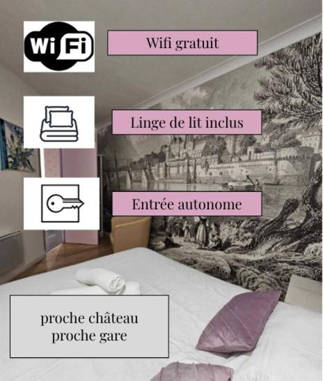 Les Penates De Loire Appartement Ancenis Kamer foto